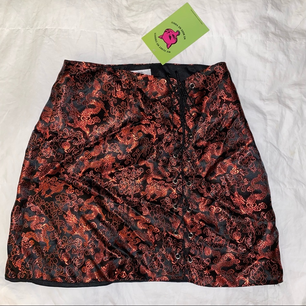 O-MIGHTY fei xtina skirt red/black